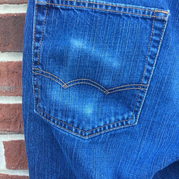 American Eagle Jeans Mens Size 33 Original Straight Lightly Distressed - Picture 5 of 15